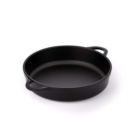 NON-STICK CAST ALUMINUM SHORT CASSEROLE [INDUCTION-FOOD SERVICE]