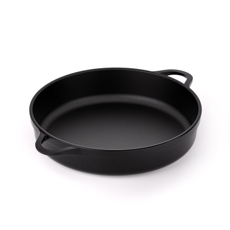 NON-STICK CAST ALUMINUM SHORT CASSEROLE [INDUCTION-FOOD SERVICE]