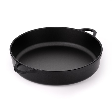 NON-STICK CAST ALUMINUM SHORT CASSEROLE [INDUCTION-FOOD SERVICE]