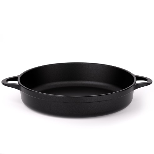 NON-STICK CAST ALUMINUM SHORT CASSEROLE [INDUCTION-FOOD SERVICE]