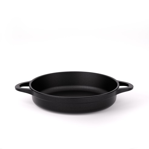 COCOTTE BASSE ANTI-ADHÉRENT EN FONTE D'ALUMINIUM [INDUCTION-FOOD SERVICE]