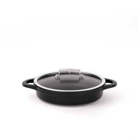NON-STICK CAST ALUMINUM SHORT CASSEROLE [INDUCTION]