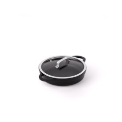 NON-STICK CAST ALUMINUM SHORT CASSEROLE [INDUCTION]