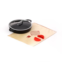 NON-STICK CAST ALUMINUM SHORT CASSEROLE [INDUCTION] 2