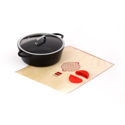 NON-STICK CAST ALUMINUM TALL CASSEROLE [INDUCTION] 2