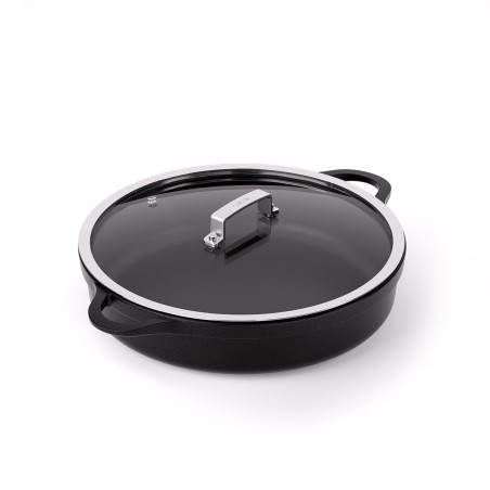 NON-STICK CAST ALUMINUM SHORT CASSEROLE [INDUCTION]