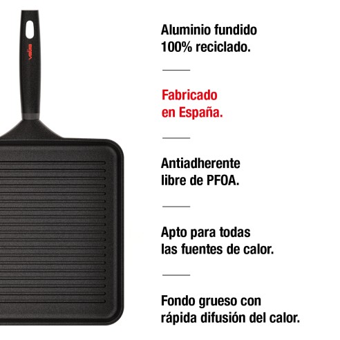GRILL ORIGEN INDUCTION 28x28cm
