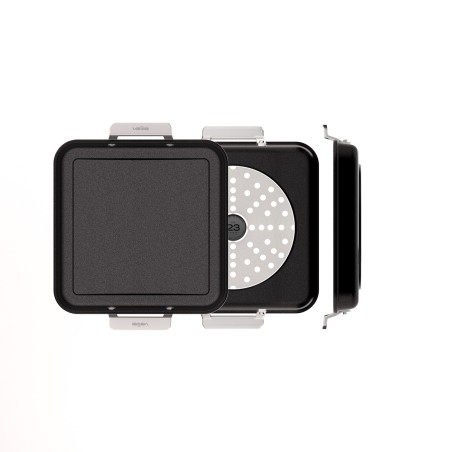 NON-STICK CAST ALUMINUM GRIDDLE PAN WITH HANDLES [AIRE INDUCTION]