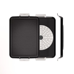NON-STICK CAST ALUMINUM GRIDDLE PAN WITH HANDLES [AIRE INDUCTION] 2
