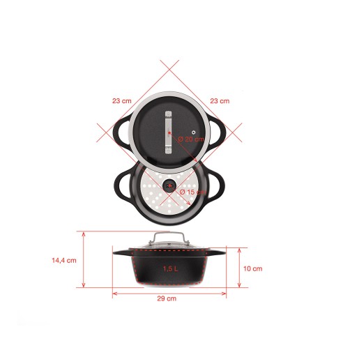 COCOTTE HAUTE INDUCTION 20cm