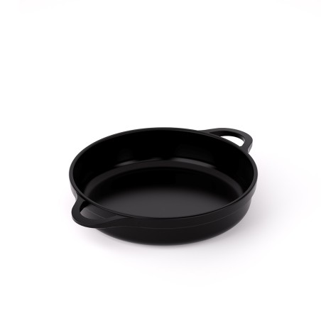 NON-STICK CAST ALUMINUM SHORT CASSEROLE PFAS FREE [INDUCTION]