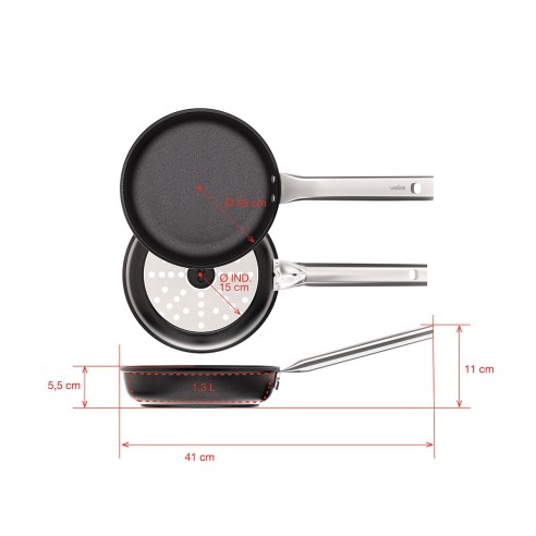 SARTÉN ANTIADHERENTE CHEF INDUCCIÓN