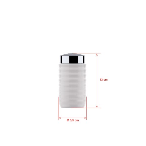 CHINA SUGAR POT CHROMED 0.25 L