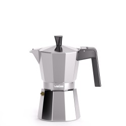 CAFETERA DE ALUMINIO FUNDIDO [VITRO 6 TAZAS]