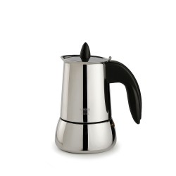 CAFETIÈRE EN ACIER INOXYDABLE [ISABELLA 4 TASSES]