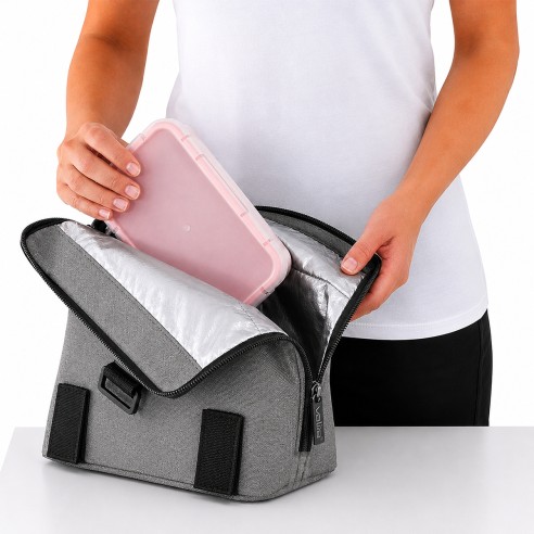 LUNCH BAG TAKE AWAY STONE WASHED