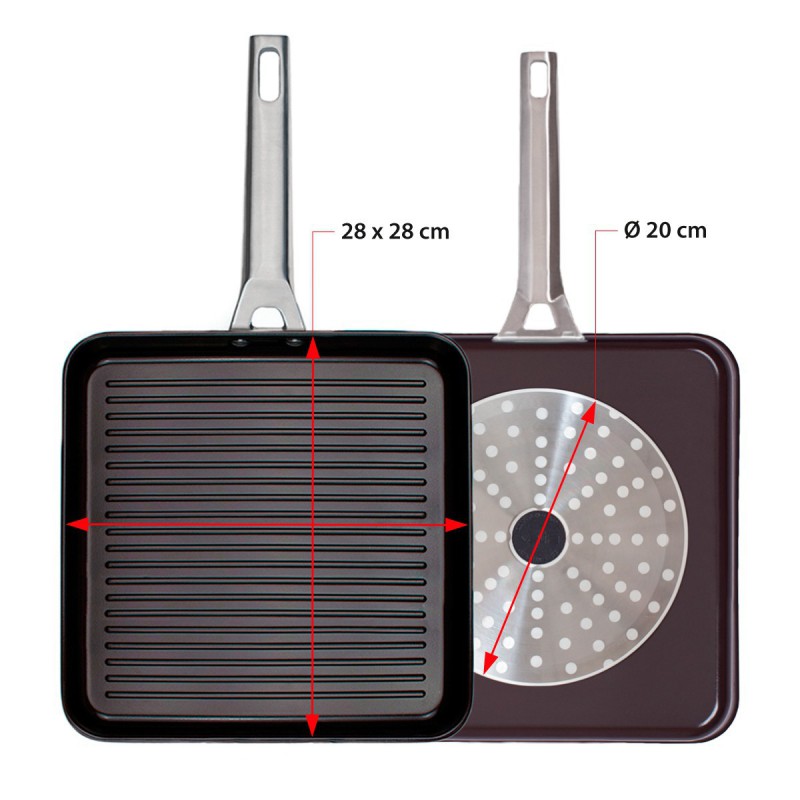 GRILL CERÁMICO CON MANGO - SEGUNDAS