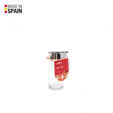 DOSIFICADOR DE VIDRIO CROMADO 0,25 L