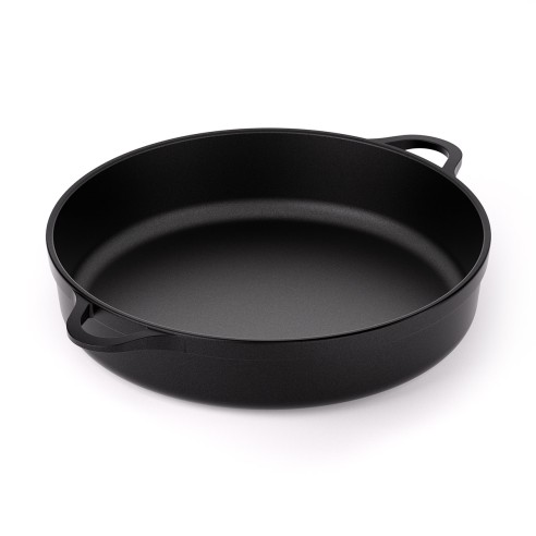 NON-STICK CAST ALUMINUM SHORT CASSEROLE [INDUCTION-FOOD SERVICE]