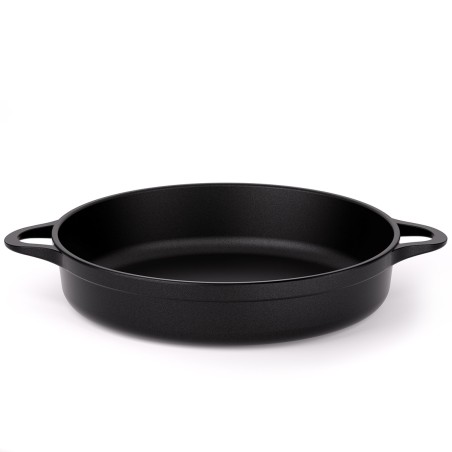 NON-STICK CAST ALUMINUM SHORT CASSEROLE [INDUCTION-FOOD SERVICE]