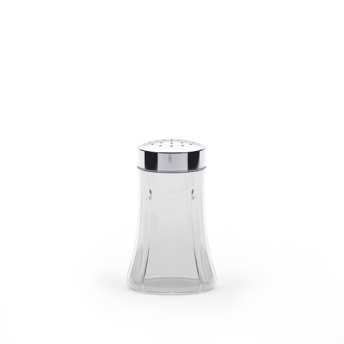 SALIÈRE CHROMÉE EN VERRE 0,25 L