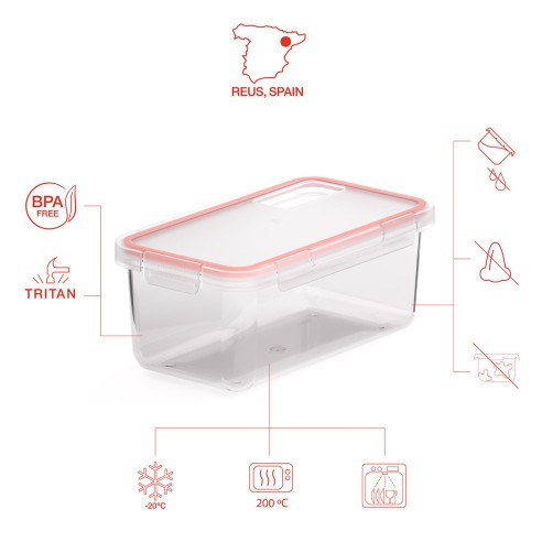 AIRTIGHT CONTAINER TRANSPARENT 1L