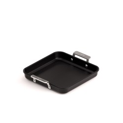 NON-STICK CAST ALUMINUM GRIDDLE PAN WITH HANDLES [AIRE INDUCTION]