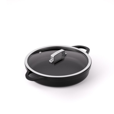 NON-STICK CAST ALUMINUM SHORT CASSEROLE [INDUCTION]