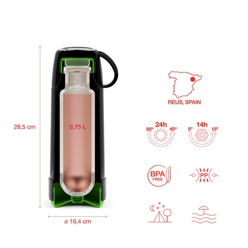 BOUTEILLE ISOTHERME PROTERM 0,75 L