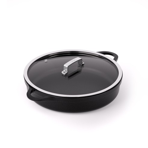 NON-STICK CAST ALUMINUM SHORT CASSEROLE [INDUCTION]