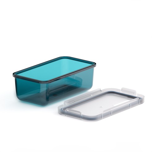 RÉCIPIENT HERMÉTIQUE TRANSPARENT 0,75 L VERT