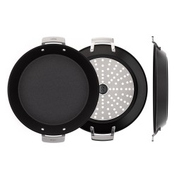 NON-STICK CAST ALUMINUM PAELLA PAN [AIRE INDUCTION] 2