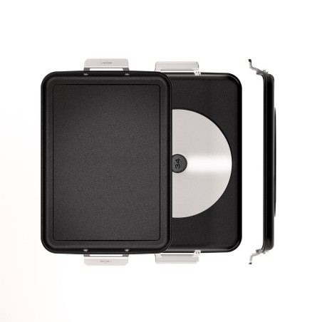 GRIDDLE PAN PLANCHA AIRE NON INDUCTION WITH HANDLES