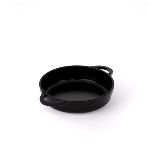 NON-STICK CAST ALUMINUM SHORT CASSEROLE PFAS FREE [INDUCTION]