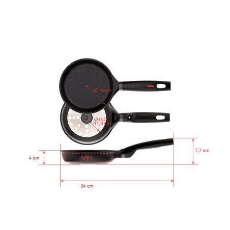 NON-STICK FRYPAN CAST ALUMINUM [ORIGEN INDUCTION]