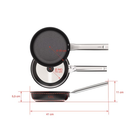 PAELLA ANTIADHERENT CHEF GAS-VITRO
