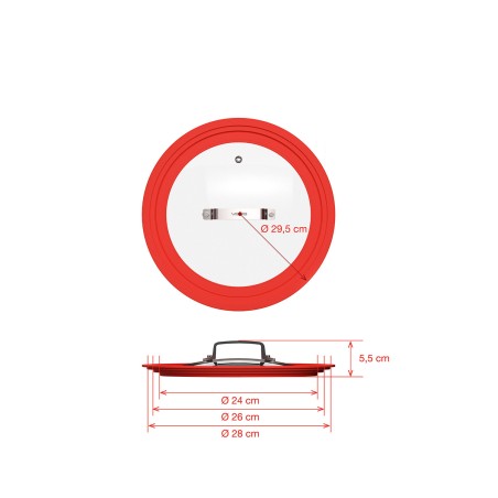 GLASS LID AIRE MULTI-SIZE