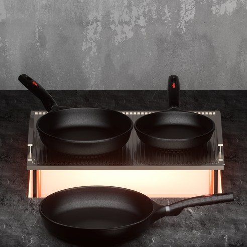 SET 3 PAELLES ORIGEN GAS-VITRO