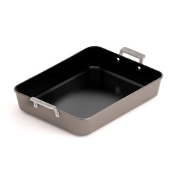 NON-STICK CAST ALUMINUM ROASTING PAN [AIRE PFAS FREE]