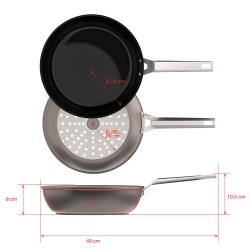NON-STICK DEEP FRYPAN AIRE INDUCTION PFAS FREE 2